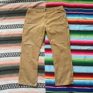 38 x 32 Dickies carpenter work pants tan brown khaki 2000s